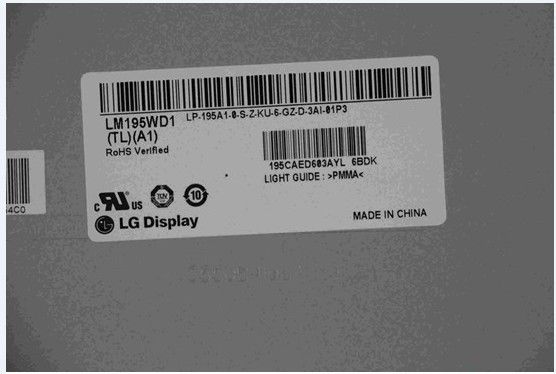 LM195WD1-TLA1 LG Display 19,5” 1600 (RGB) EXHIBICIONES INDUSTRIALES del LCD del ² de ×900 250 cd/m