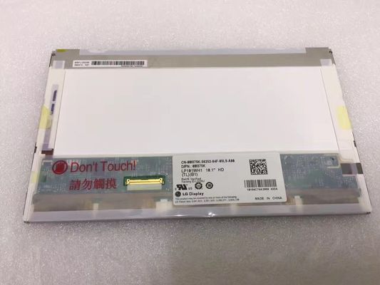 10,1” paneles LCD 250cd/M2 155PPI LP101WH1-TLB1 del cuadrado 1366x768