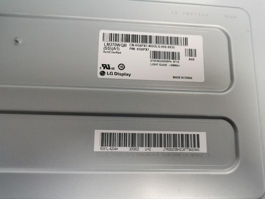 LM270WQB-SSA1 27.0&quot; 2560x1440 450cd/m2 89/89/89/89 Pantalla LCD industrial