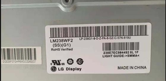 92PPI 23.8&quot; Tft cuadrado Display 250cd/m2 LM238WF2-SSG1 89/89/89/89 (Min.)