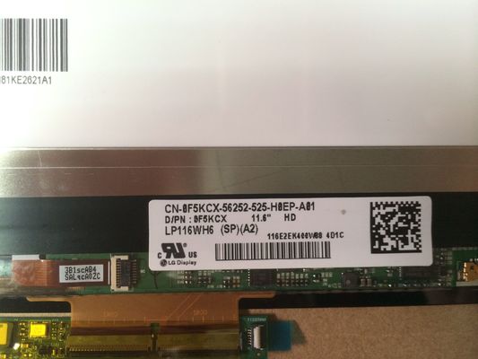 LP116WH6-SPA2 LG Display 11,6” 1366 (RGB) EXHIBICIONES INDUSTRIALES del LCD del ² de ×768 300 cd/m