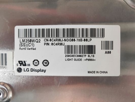 Cd/m de LM250WQ2-SSC1 LG Display 25,0&quot; 2560 (RGB) EXHIBICIÓN INDUSTRIAL del LCD del ² de ×1440 300