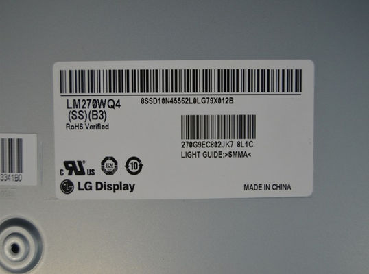 Cd/m de LM270WQ4-SSB3 LG Display 27,0&quot; 2560 (RGB) EXHIBICIÓN INDUSTRIAL del LCD del ² de ×1440 350