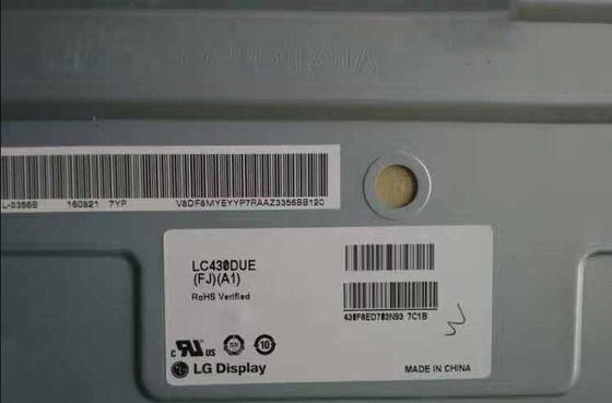 EXHIBICIÓN INDUSTRIAL del LCD del ² de ×1080 200 cd/m de LC430DUE-FJA1 LG Display 43&quot; 1920 (RGB)