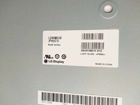 55&quot; 80PPI 3840×2160 WLED TFT Display 500cd/m2 LD550EQE-FKA1 89/89/89/89 (tipo.)