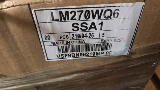 27,0&quot; el panel 300cd/m2 LM270WQ6-SSA1 de Tft del cuadrado de 108PPI 2560×1440