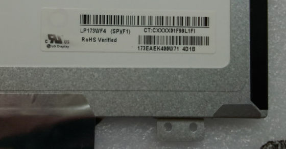 LP173WF4-SPF5 LG Display 17,3” 1920 (RGB) EXHIBICIONES INDUSTRIALES del LCD del ² de ×1080 300 cd/m