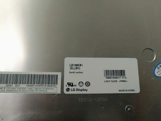 LB190E02-SL02 LG Display 19,0” 1280 (RGB) EXHIBICIONES INDUSTRIALES del LCD del ² de ×1024 330 cd/m