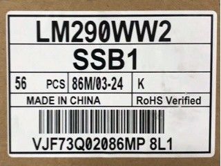 300cd/m2 LCD de LM290WW2-SSB1 LG Display 29,0&quot; 2560 (RGB) EXHIBICIÓN INDUSTRIAL de ×1080