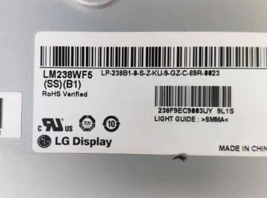 EXHIBICIÓN INDUSTRIAL del LCD del ² de ×1080 250 cd/m de LM238WF5-SSB1 LG Display 23,8&quot; 1920 (RGB)