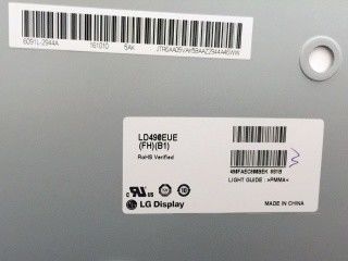 Display LG 49&quot; 450cd/m2 45PPI WLED LCD Display LD490EUE-FHB1 89/89/89/89 (tipo.)