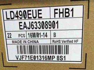 Display LG 49&quot; 450cd/m2 45PPI WLED LCD Display LD490EUE-FHB1 89/89/89/89 (tipo.)