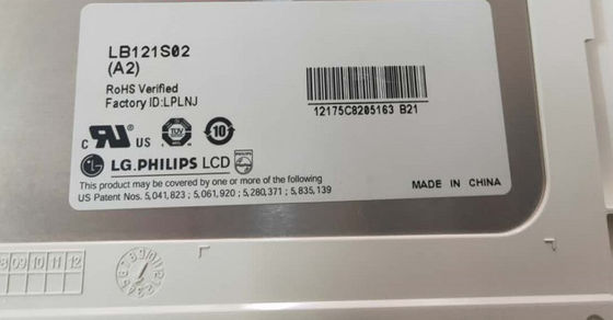 12.1&quot; 800×600 400cd/m2 82PPI Panel TFT WLED LB121S03-TL01 65/65/50/60 (tipo) (CR≥10)