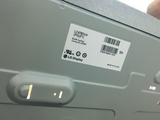 47&quot; 1920×1080 400cd/m2 46PPI Cuadrado Tft Pantalla LC470DUH-PGF1 89/89/89/89 (tipo.)