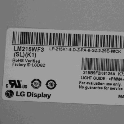 102PPI panel LCD industrial 250cd/m2 LM215WF3-SLK1 1920×1080 WLED