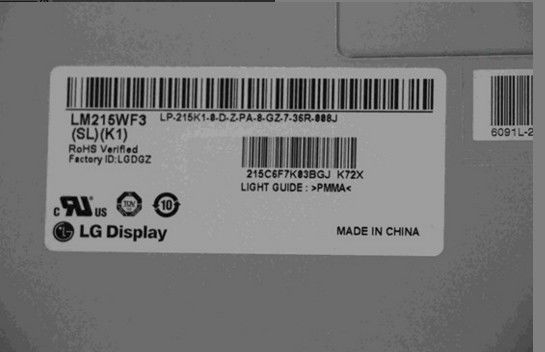 102PPI panel LCD industrial 250cd/m2 LM215WF3-SLK1 1920×1080 WLED