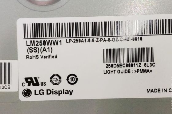 El panel 25,0&quot; de 111PPI RGB 250cd/M2 TFT LCD 2560×1080 LM250WW1-SSA1