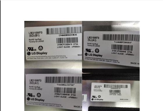 Exhibición industrial 21,5&quot; de 1920×1080 RGB 330cd/m2 TFT LM215WF3-SLA1 FHD 102PPI