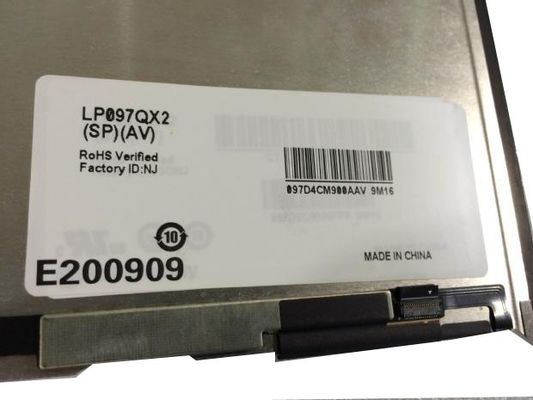 1536×2048 RGB 440cd/m2 Lcd industrial exhiben LP097QX2-SPAV 9,7&quot; 264PPI