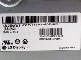 20,0” paneles LCD industriales CSHD 111PPI LM250WW1-SSA2 de 250cd/M2 NTSC