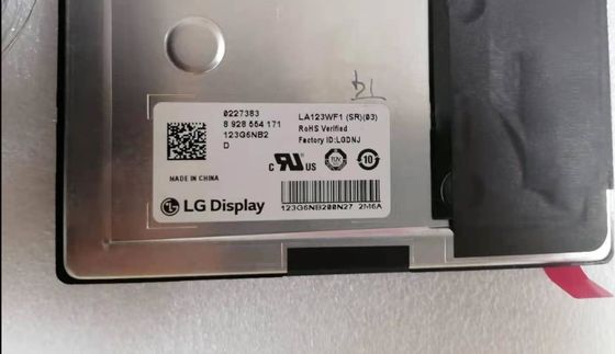 12,3” paisajes LA123WF4-SR08 de la exhibición 600cd/M2 de la simetría 167PPI Tft Lcd